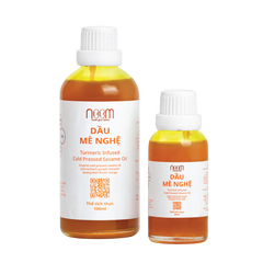 Dầu mè nghệ là dầu dùng để ăn uống và đặc biệt dùng cho dưỡng da, peel da tự nhiên, mờ thâm