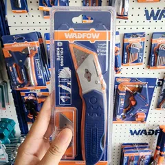 Dao Rọc Gấp Gọn WADFOW WSK9419 - Lưỡi Thép Không Gỉ Sắc Bén, Thiết Kế Nhỏ Gọn Tiện Lợi Cho Công Việc Văn Phòng Và DIY