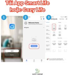 Ổ Cắm Wifi Thông Minh Tuyasmart 16A Hẹn Giờ Điều Khiển Từ Xa Qua App Cozy Life & Smart Life - Điện 3500W, Dễ Dàng Cài Đặt