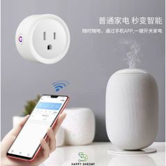 Ổ Cắm Wifi Thông Minh Tuyasmart 16A Hẹn Giờ Điều Khiển Từ Xa Qua App Cozy Life & Smart Life - Điện 3500W, Dễ Dàng Cài Đặt