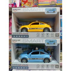 Mã 9901 - Hộp đồ chơi mô hình chiếc Xe ô tô TAXI, có nhạc và đèn phát sáng