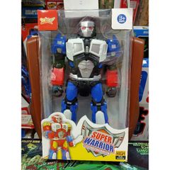Mô hình Siêu Nhân SUPER WARRIOR Biết Đi - Đồ Chơi Phát Nhạc và Đèn LED, Kích Thích Trí Tưởng Tượng cho Bé, Quà Tặng Ý Nghĩa
