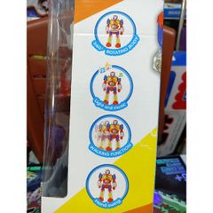 Mô hình Siêu Nhân SUPER WARRIOR Biết Đi - Đồ Chơi Phát Nhạc và Đèn LED, Kích Thích Trí Tưởng Tượng cho Bé, Quà Tặng Ý Nghĩa