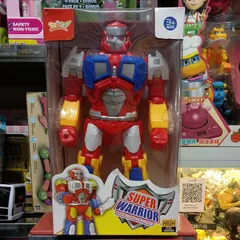 Mô hình Siêu Nhân SUPER WARRIOR Biết Đi - Đồ Chơi Phát Nhạc và Đèn LED, Kích Thích Trí Tưởng Tượng cho Bé, Quà Tặng Ý Nghĩa