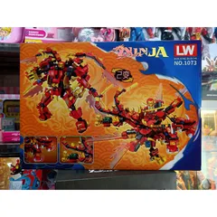 Mã 1073 - Xếp hình lắp ghép lê gô NINJA Rồng và Robot