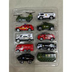 Hộp Đồ Chơi 625 - 10 Chiếc Xe Ô Tô Die Cast Super Speed Chất Liệu Hợp Kim - Quà Tặng Ý Nghĩa Cho Trẻ Em