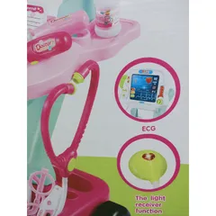 Hộp Đồ Chơi Bác Sĩ Cho Bé - Xe Đẩy Y Tế Có Nhạc & Đèn - Phát Triển Kỹ Năng Giao Tiếp & Sáng Tạo
