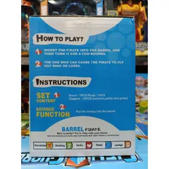 Trò Chơi Hải Tặc May Mắn Barrel Pirate Lucky Game - Đồ Chơi Trẻ Em An Toàn Giải Trí Tương Tác Cho Bé