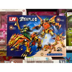 Bộ Xếp Hình Lắp Ghép Lê Gô NINJA Rồng 1119-4 - Đồ Chơi Sáng Tạo 291 Chi Tiết Cho Trẻ Em