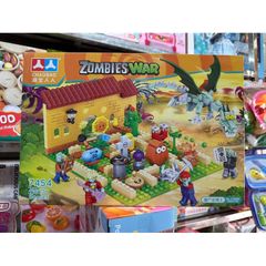 Bộ xếp hình lắp ghép lê gô ZOMBIES WAR 7454 – 416 chi tiết, sáng tạo mô hình thỏa sức cho bé, đồ chơi giáo dục phát triển tư duy