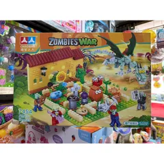 Bộ xếp hình lắp ghép lê gô ZOMBIES WAR 7454 – 416 chi tiết, sáng tạo mô hình thỏa sức cho bé, đồ chơi giáo dục phát triển tư duy