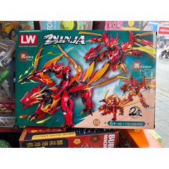 Bộ đồ chơi xếp hình lắp ghép Lê Gô NINJA Rồng 1119-1 - 298 chi tiết phát triển tư duy sáng tạo cho trẻ em