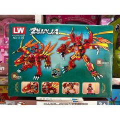 Bộ đồ chơi xếp hình lắp ghép Lê Gô NINJA Rồng 1119-1 - 298 chi tiết phát triển tư duy sáng tạo cho trẻ em