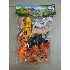Bộ Đồ Chơi Mô Phỏng Động Vật Rừng 889-53 - 8 Con Khác Nhau, Đồ Chơi Giáo Dục cho Bé - Hỗ Trợ Phát Triển Kỹ Năng Giao Tiếp
