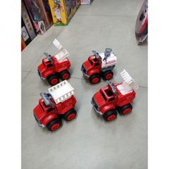 Bộ đồ chơi có 4 chiếc Xe ô tô cứu hỏa chạy bằng bánh đà 5003