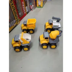 Bộ đồ chơi có 4 chiếc Xe ô tô công trình chạy bằng bánh đà 5002