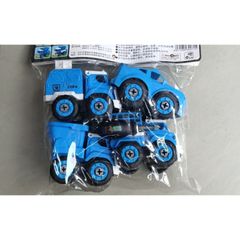 Bộ đồ chơi gồm 4 chiếc Xe ô tô tháo ra và lắp vào, kèm tô vít, chạy bằng bánh đà 151-15