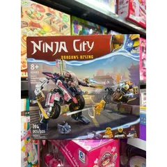 Bộ Xếp Hình Lắp Ghép Lê Gô NINJA City 80082 - Đồ Chơi 394 Chi Tiết Phát Triển Trí Tuệ và Sáng Tạo cho Trẻ Em