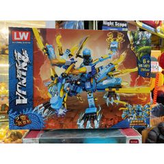 Hộp lê gô lắp ghép NINJA Rồng 1023-2