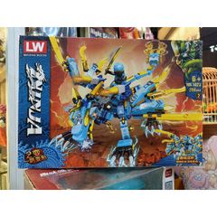Hộp lê gô lắp ghép NINJA Rồng 1023-2