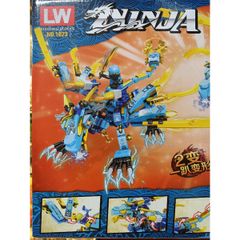 Hộp lê gô lắp ghép NINJA Rồng 1023-2