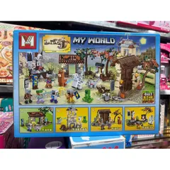 Bộ Xếp Hình Lắp Ghép Lê Gô MY WORLD 1335A - Chơi Tư Duy Sáng Tạo Với 329 Chi Tiết, Quà Tặng Ý Nghĩa Cho Trẻ Em