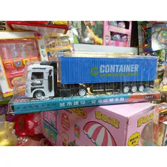 Hộp Lắp Ghép Xe Ô Tô Container Bánh Đà 43x27x6 cm - Đồ Chơi Trẻ Em Phát Triển Tư Duy và Sáng Tạo