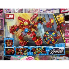 Hộp Lê Gô Lắp Ghép Mô Hình Robot Người Sắt IRON MAN 2194 - Bộ Đồ Chơi 283 Chi Tiết Tạo Sáng Tạo Cho Trẻ Em