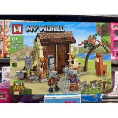 Bộ Xếp Hình Lắp Ghép Lê Gô MY WORLD 1335C - Đồ Chơi Giáo Dục 293 Chi Tiết Phát Triển Trí Tuệ Cho Trẻ Em
