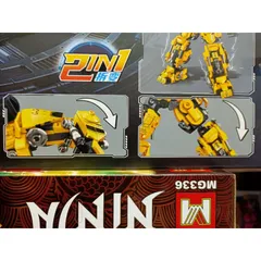 Hộp lê gô lắp ghép 2in1 mô hình Robot và xe ô tô 89271