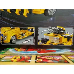 Hộp lê gô lắp ghép 2in1 mô hình Robot và xe ô tô 89271