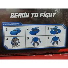 Hộp Đồ Chơi Lắp Ghép Robot Biến Hình Xe Ô Tô 339-36 - Đồ Chơi Phát Triển Kỹ Năng Tư Duy Cho Trẻ 6-12 Tuổi