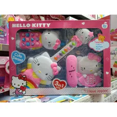 Hộp Đàn 3in1 Hello Kitty Cute Sweet - Đồ Chơi Âm Nhạc Có Đèn Phát Sáng cho Trẻ Em - Quà Tặng Ý Nghĩa