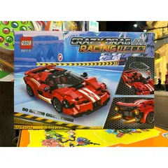 Hộp lê gô lắp ghép mô hình Xe ô tô CRAZY DRAG RACING Deluxe Edition 893 gồm có 365 chi tiết