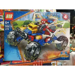 Hộp lê gô lắp ghép mô hình Xe ô tô Người Nhện SUPER SPIDER 98414-4