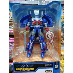 Hộp đồ chơi lắp ghép Robot biến hình thành Xe ô tô SUPER HEROES 666-135