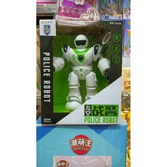 Hộp đồ chơi Robot lắp pin biết đi có nhạc và đèn phát sáng 0820A - Đồ chơi trẻ em phát triển trí tuệ và kỹ năng giao tiếp
