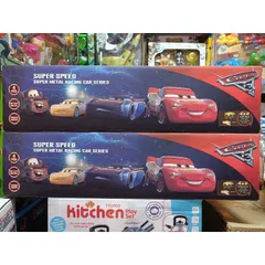 Hộp Đồ Chơi Mô Hình Xe Ô Tô Địa Hình Hợp Kim - Bộ 4 Xe Chạy Bánh Đà SUPER SPEED - Quà Tặng Ý Nghĩa Cho Bé
