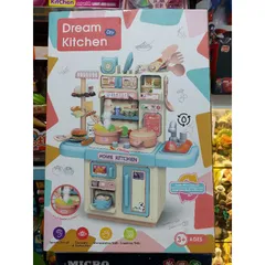 Hộp Đồ Chơi Tủ Bếp Nấu Ăn Dream Kitchen Có Nhạc & Đèn Phát Sáng 36T-1 - Quà Tặng Ý Nghĩa Cho Trẻ Em