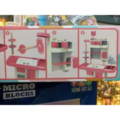 Hộp Đồ Chơi Tủ Bếp Nấu Ăn Dream Kitchen Có Nhạc & Đèn Phát Sáng 36T-1 - Quà Tặng Ý Nghĩa Cho Trẻ Em