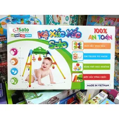 Hộp đồ chơi Kệ Xúc Sắc SATO 034 - Đồ Chơi Giáo Dục Dành Cho Trẻ Sơ Sinh, Tăng Cường Kỹ Năng Giao Tiếp và Sáng Tạo