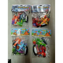 Bộ đồ chơi mô hình động vật biển Sea World 9948 - Set 7 con mô phỏng, màu sắc sinh động, quà tặng phát triển tư duy cho trẻ em