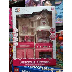 Hộp Tủ Bếp Hello Kitty có Nhạc và Đèn Phát Sáng - Đồ Chơi Thông Minh cho Trẻ Em, Khuyến Khích Sáng Tạo và Kỹ Năng Giao Tiếp