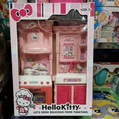 Hộp Tủ Bếp Hello Kitty có Nhạc và Đèn Phát Sáng - Đồ Chơi Thông Minh cho Trẻ Em, Khuyến Khích Sáng Tạo và Kỹ Năng Giao Tiếp