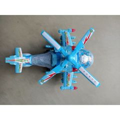 Hộp đồ chơi máy bay trực thăng chạy bằng pin có đèn và nhạc - Món quà lý tưởng cho trẻ em, phát triển kỹ năng và trí tuệ trẻ nhỏ.