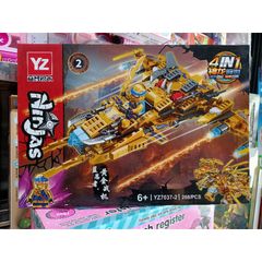 Hộp Lê Gô Lắp Ghép Robot NINJA 7037-2 - Đồ Chơi Trẻ Em 268 Chi Tiết Tạo Dựng Khả Năng Sáng Tạo và Tư Duy