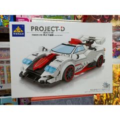 Hộp lê gô lắp ghép mô hình xe ô tô FAMOUS CAR COLLECTION SERIES KY6118, có đèn phát sáng (có nhiều mẫu lựa chọn)