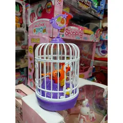 Lồng chim hót cảm ứng, có nhạc và đèn phát sáng 5508A (giao màu ngẫu nhiên)