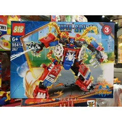 Hộp lê gô lắp ghép mô hình Robot Người Nhện SUPER SPIDER 98414-3