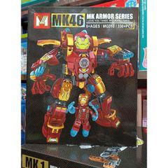 MG310 Hộp lê gô lắp ghép mô hình Robot Người Sắt IRON MAN
